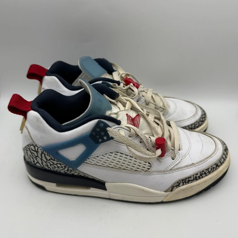 Jordan Spizike Low Mens Size 9 White Obsidian Pure Platinum HM3712-164